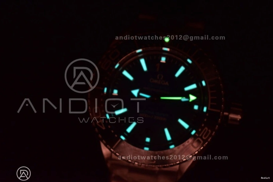 on Edition 1:1 Ultra Blue Seamaster A8912 SS Dial Best Deep SBF SS Deep Bracelet 6000M Super Clone 1228